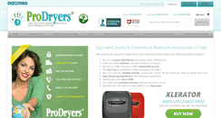 Desktop Screenshot of prodryers.com